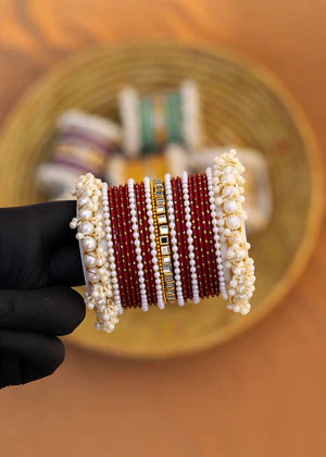 Noor Maroon Bangles