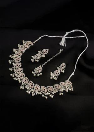 Premium 3-Piece Women’s Jewellery Set – Baby Pink Elegance