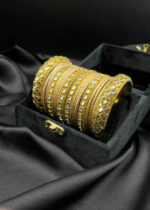 Gold Sona Bangles Set