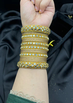 Gold Sona Bangles Set