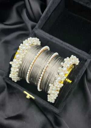 Silver Bangles Set – 40 Pieces | Party & Daily Wear